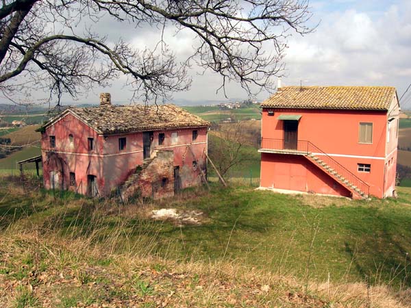 Front view of the houses
