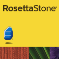 Logo of Rosetta Stone language software