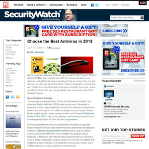 Test PC Magazine sui 40 migliori antivirus