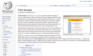Filtro famiglia (Wikipedia)