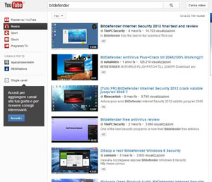 Video su Bitdefender (Youtube)