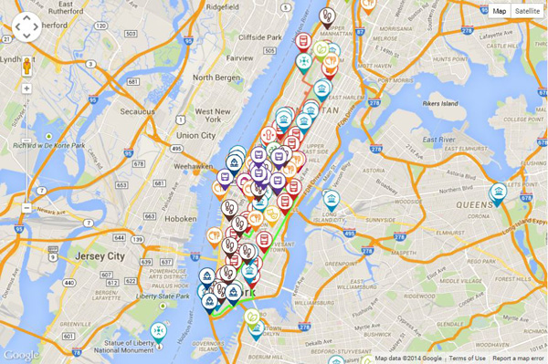 New York Pass | Mapa de atracciones