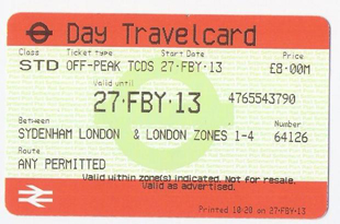 Travelcard Londra